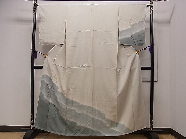平和屋着物■訪問着 草木地紋 逸品 未使用 CAAD3999dy