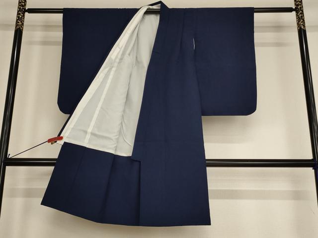 平和屋着物[]七五三　男の子　5歳　祝着　濃藍色　洗える着物　AABF2145ja