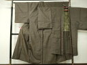 平和屋着物■男性 本場大島紬 アンサンブル 吉祥文 正絹 逸品 CAAM1869ev