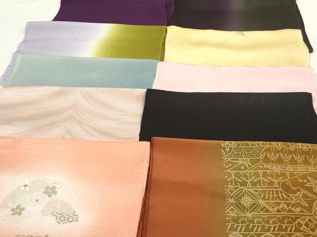 平和屋本店■和装小物 帯揚げ10枚 逸品 未使用 DZAA10526kh5