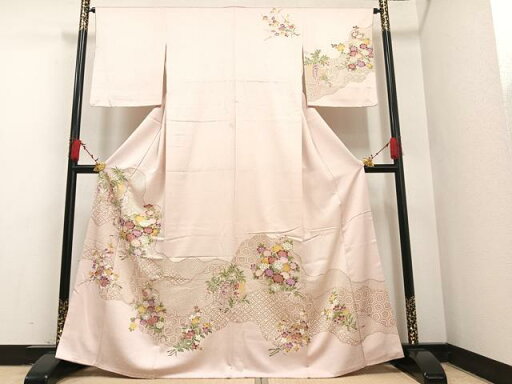 平和屋着物■訪問着 吉祥草花文 金彩 正絹 逸品 AAAQ3190ph 平和屋着物■訪問着 吉祥草花文 金彩 正絹 逸品 AAAQ3190ph