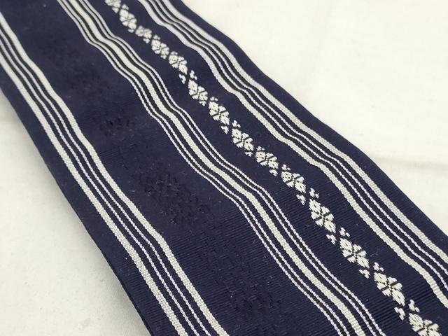 平和屋着物◎男性 本場筑前博多織 角帯 献上 証紙付き 正絹 逸品 AAAS8871sg