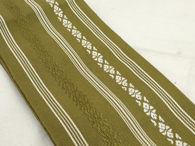 平和屋着物◎男性 本場筑前博多織 角帯 献上 正絹 逸品 AAAS8872sg