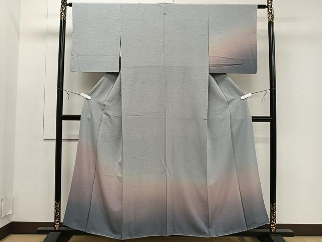 平和屋着物■訪問着 霞文 暈し染め 正絹 逸品 CAAO7710kb