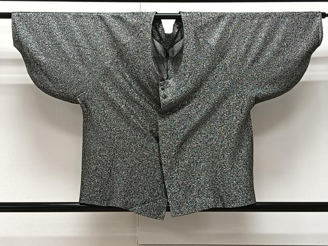 Coat - 平和屋着物∞和装コート　霞文　銀糸　正絹　逸品　CAAV5834id