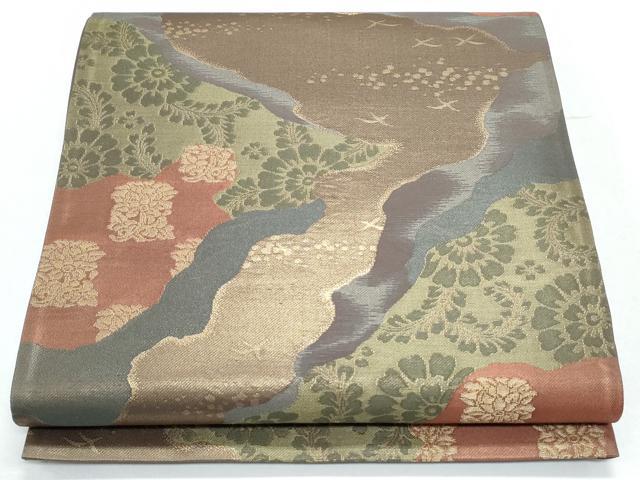 ■■■　サイズ　■■■ 長さ 424cm 幅 31cm程 ■■■　商品詳細　■■■ 【正絹】 詳細に関しましては、画像をご確認ください。 大変上質な逸品になります。 お安く出品致しますので、是非この機会にいかがでしょうか？ ■■■　注意事項...