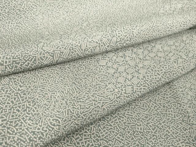 平和屋着物▽江戸小紋 単衣 寄せ小紋柄 洗える着物 DAAS0355az