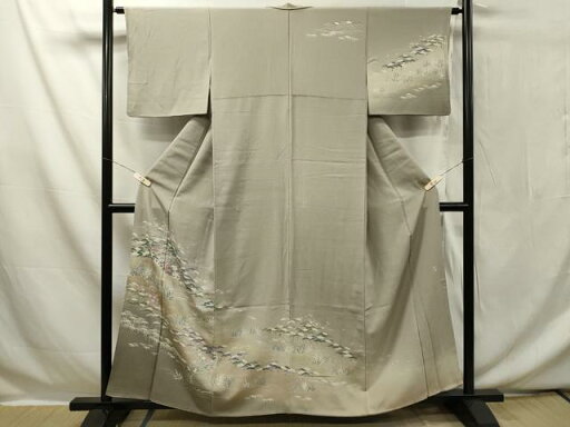 平和屋着物■訪問着 作家物 浜松風景文 暈し染め 金彩 正絹 逸品 CAAR8450in 平和屋着物■訪問着 作家物 浜松風景文 暈し染め 金彩 正絹 逸品 CAAR8450in