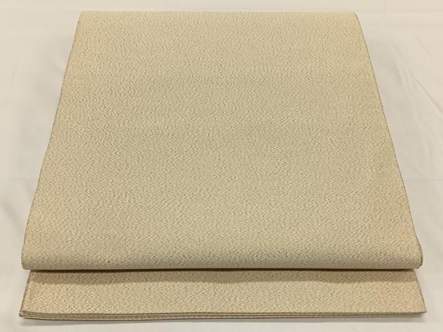 平和屋着物◎全通柄袋帯　霞文　金糸　正絹　逸品　CAAY1200qv