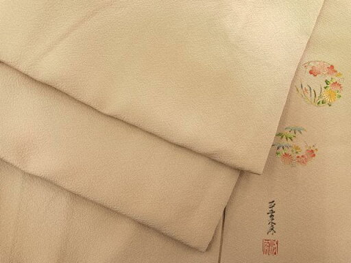 平和屋着物■上質な色無地 作家物 薄梅鼠色 正絹 逸品 BAAO3643bs 平和屋着物■上質な色無地 作家物 薄梅鼠色 正絹 逸品 BAAO3643bs