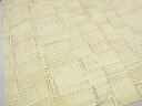 平和屋着物■上質な小紋 変わり格子 逸品 DAAF0294mz(4)