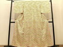 平和屋着物■付下げ 扇青海波 金彩 正絹 逸品 BAAO2694gt