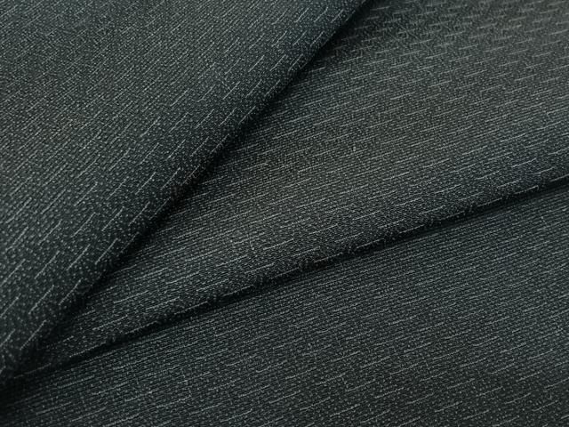 平和屋着物▽男性　小紋　単衣　横段文　AABE4100jh