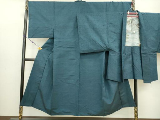 平和屋着物■男性 紬 アンサンブル 青藍色 正絹 逸品 DAAM2575tw 平和屋着物■男性 紬 アンサンブル 青藍色 正絹 逸品 DAAM2575tw