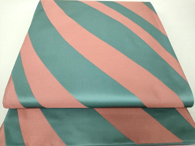 平和屋着物●世界的人形師 辻村寿三郎 ジュサブロー 六通柄袋帯 変わり間道 正絹 逸品 DAAV6125ps