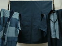 平和屋着物■男性 紬 髭紬羽織・長襦袢セット 正絹 逸品 未使用 CAAM0307yc
