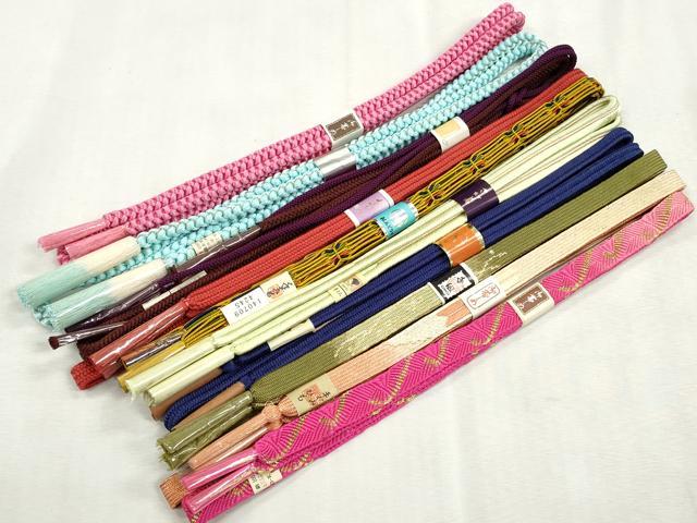 平和屋着物●和装小物 帯締め10本セット 高麗組 冠組 大和 唐組 金糸 さが美扱い 逸...
