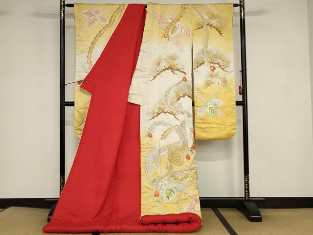 平和屋の平和屋本店●色打掛　和装　婚礼　結婚式　　神社挙式花嫁　総刺繍　鳳凰花文　金銀糸　逸品　AABI0351ou｜アングル2