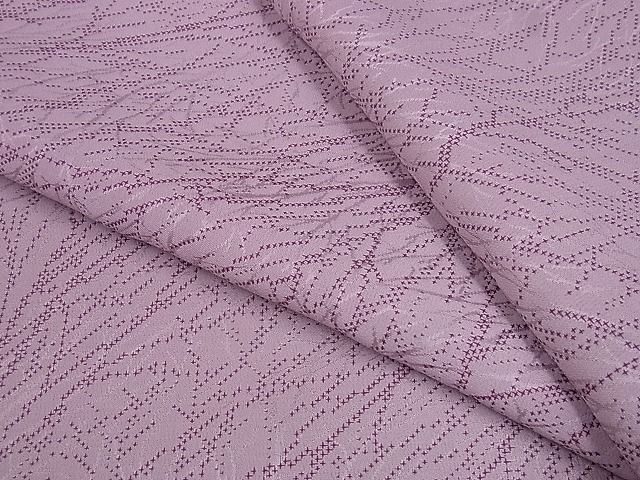 平和屋着物◆お召　枝模様　三越扱い　着丈149cm　裄丈60.5cm　正絹　逸品　mop3236