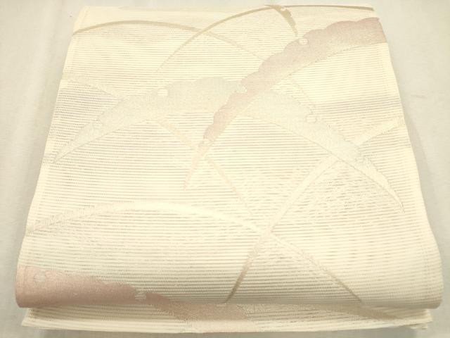 平和屋着物＊夏物　六通柄袋帯　露芝文　金銀糸　正絹　逸品　CAAU4292eg