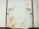 平和屋着物■訪問着 貝桶地紙花文 暈し染め 金銀彩 逸品 DAAF0782ya(4)