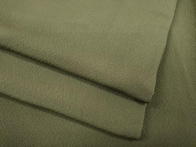 Rakuten - 平和屋着物●上質な色無地　霞地紋　岩井茶色　正絹　逸品　CABC2173ut