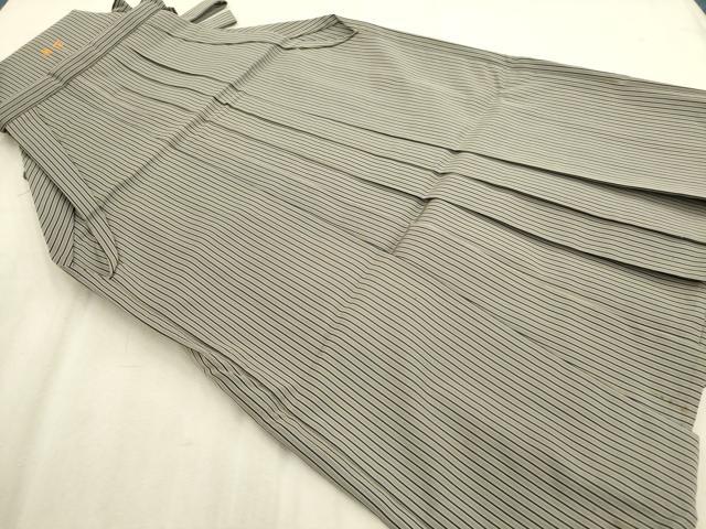平和屋着物■男性　行灯袴　縞　正絹　逸品　AABC7285ma
