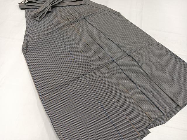 Uramono - 平和屋着物●男性　行灯袴　縞　正絹　逸品　AABH5355ph