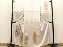 平和屋着物■訪問着 駒刺繍 葡萄蔦の葉文 暈し染め 金彩 正絹 逸品 BAAQ5507yc