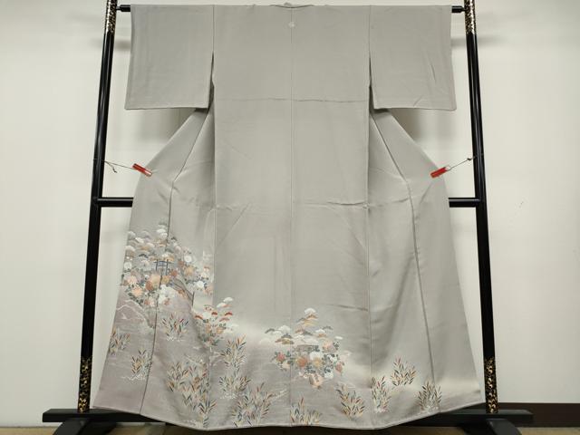 Irotome - 平和屋着物●豪華色留袖　流水風景草花文　暈し染め　金彩　正絹　逸品　CAAX4720ut
