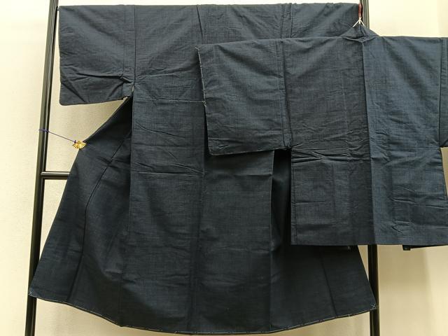 平和屋着物●男性 紬 アンサンブル 霞文 正絹 逸品 未使用 BAAP2153pk