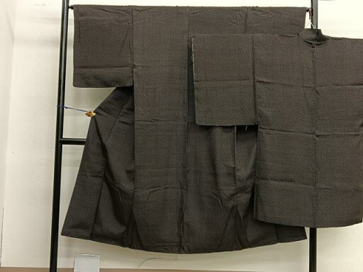 平和屋着物●男性 本場大島紬 菱文 アンサンブル 正絹 逸品 BAAO1841pm 平和屋着物●男性 本場大島紬 菱文 アンサンブル 正絹 逸品 BAAO1841pm