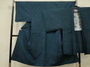 平和屋着物●男性 紬 アンサンブル 色無地 褐返色 正絹 逸品 CAAM3573hy