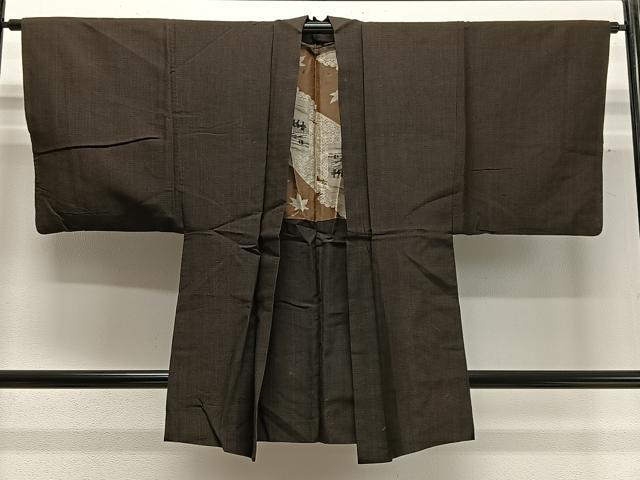 Other - 平和屋着物∞男性　羽織　紬地　縞　正絹　逸品　CABD4651ua