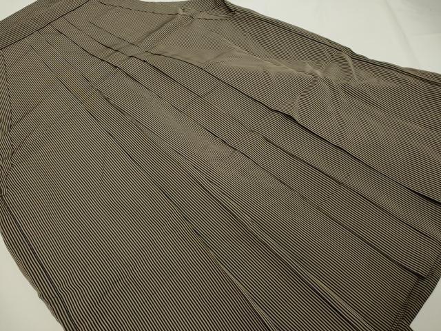 平和屋着物●男性 馬乗袴 縞 正絹 逸品 DAAN3176ud