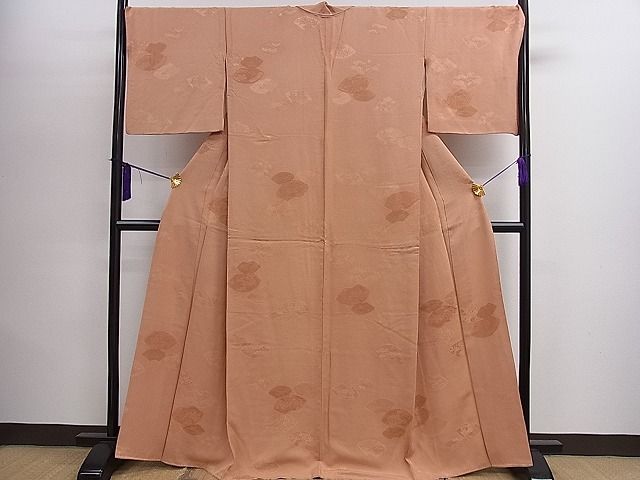 平和屋着物■上質な小紋　地紙重ね草花地紋　逸品　CAAE3216ze