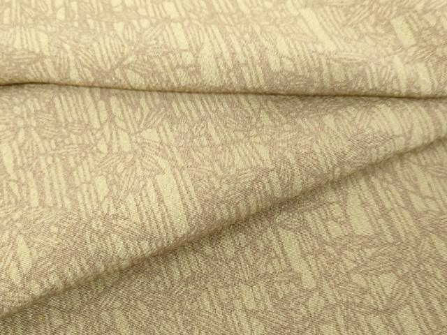 平和屋着物●江戸小紋　枝葉文　正絹　逸品　AABD5002cs