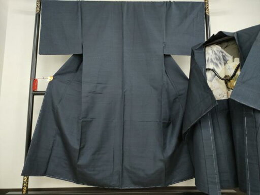 平和屋着物●男性 本場大島紬 アンサンブル 変わり格子 正絹 逸品 AAAQ4112ck 平和屋着物●男性 本場大島紬 アンサンブル 変わり格子 正絹 逸品 AAAQ4112ck