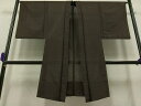 平和屋着物▽夏物 男性 長羽織 紅消鼠色 正絹 逸品 AAAY9406jh