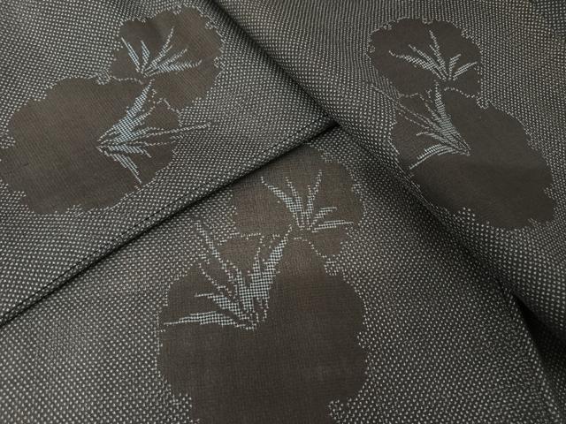 Summer Wear - 平和屋着物＊夏物　本場大島紬　夏大島　舞花文　正絹　逸品　AABA2502np