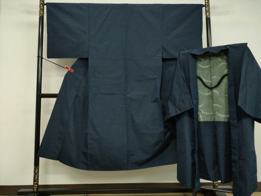 平和屋着物▼男性 紬 アンサンブル 青藍色 正絹 逸品 DAAV1249tw 平和屋着物▼男性 紬 アンサンブル 青藍色 正絹 逸品 DAAV1249tw