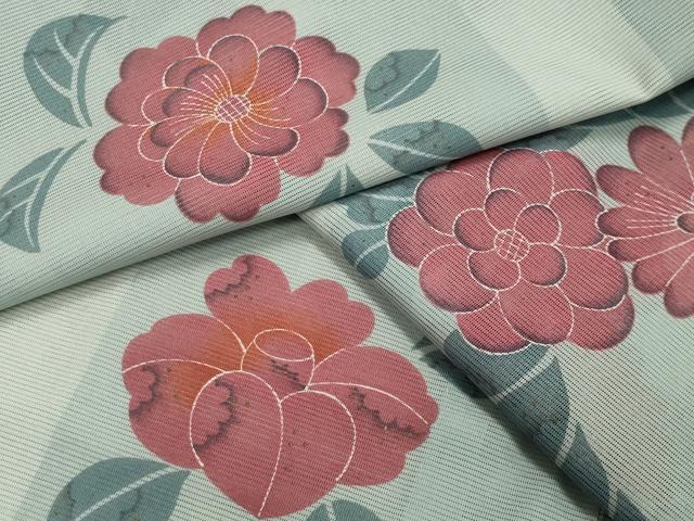Summer Wear - 平和屋着物＊夏物　小紋　絽　辻が花　金彩　洗える着物　未使用　CAAW9889gh