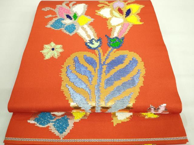 平和屋着物■最高級　龍村平蔵製　太鼓柄　本袋帯　モール一房文　金銀糸　逸品　DZAA7497kh5