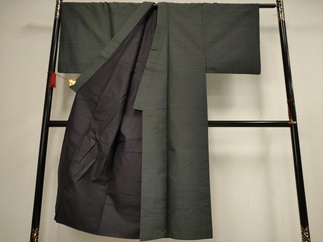 平和屋着物■男性　紬　霞文　正絹　逸品　AAAR0382jd