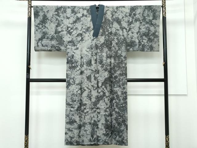 平和屋着物■極上 男性 長襦袢 単衣 墨流し文様 逸品 CZAA2987s5