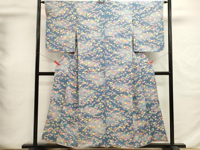 平和屋の平和屋着物■上質な小紋 舞花文 正絹 逸品 DABI0687cd｜アングル2
