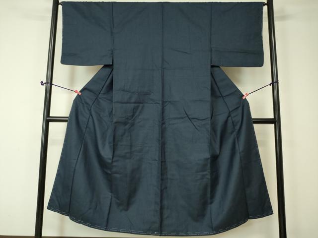 平和屋着物■男性　お召　亀甲柄　正絹　逸品　DAAP8081zy