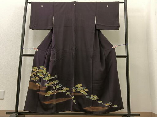 平和屋着物■豪華色留袖 松 金彩 正絹 逸品 BAAR3211ea 平和屋着物■豪華色留袖 松 金彩 正絹 逸品 BAAR3211ea