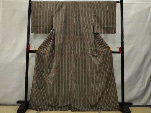 平和屋着物■上質な小紋 間道 正絹 逸品 AAAS0065sx 平和屋着物■上質な小紋 間道 正絹 逸品 AAAS0065sx