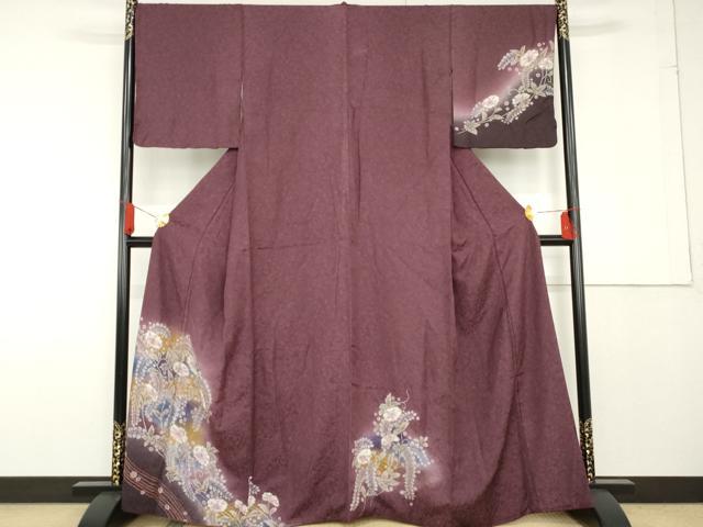 Rakuten - 平和屋着物●訪問着　辻が花　暈し染め　正絹　逸品　AABF9095cs